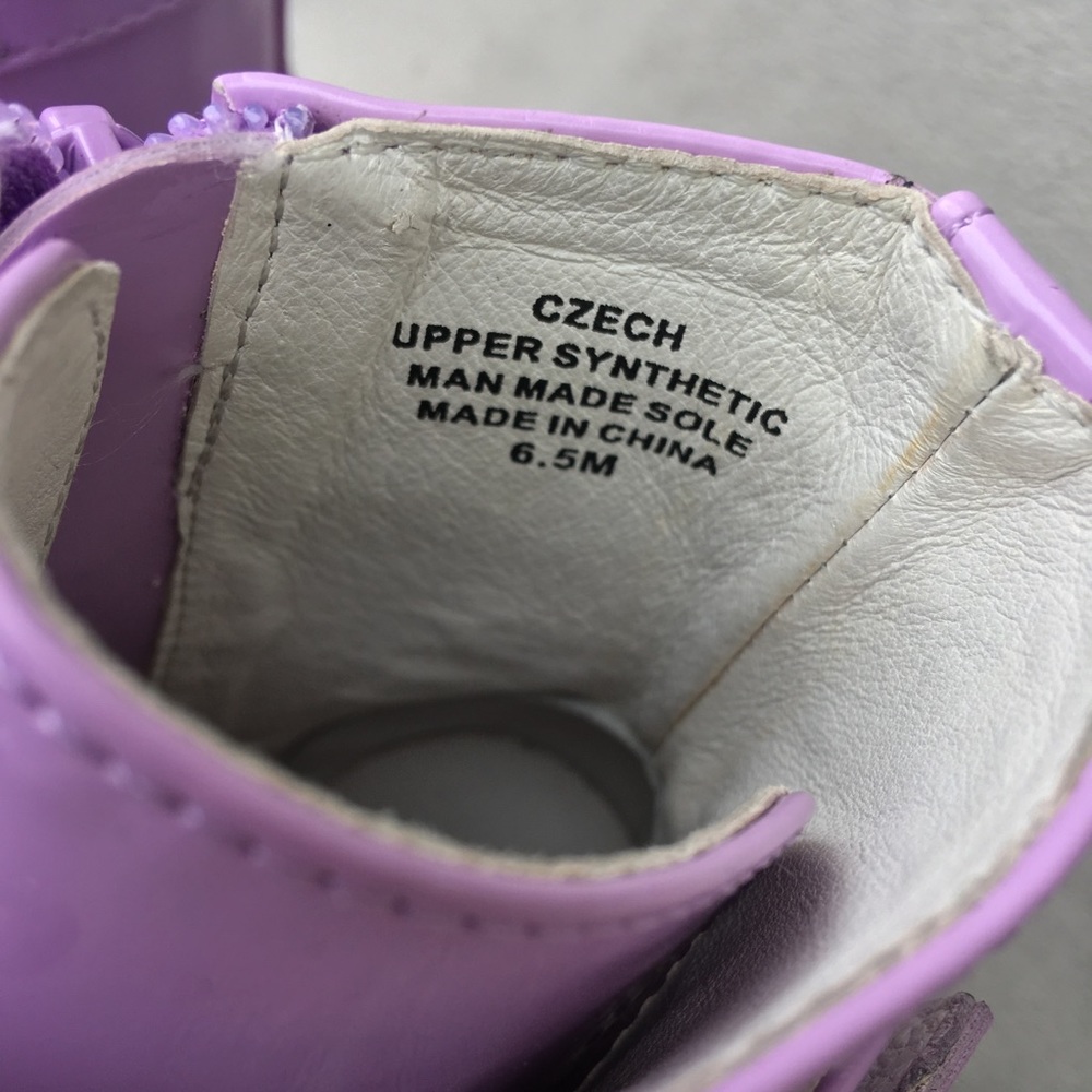 Jeffrey Campbell Czech Boots Lilac Purple 6.5 - Picture 6 of 8